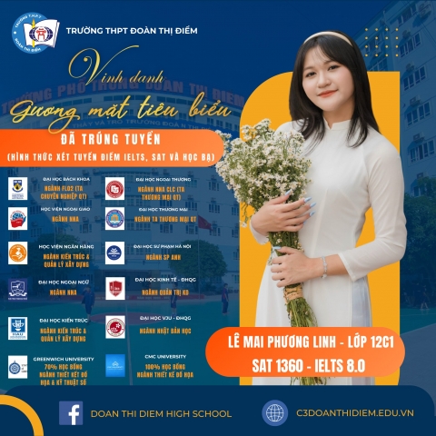 TỰ HÀO GƯƠNG MẶT DTDers TIÊU BIỂU VỚI THÀNH TÍCH ẤN TƯỢNG TRÚNG TUYỂN ĐẠI HỌC SỚM